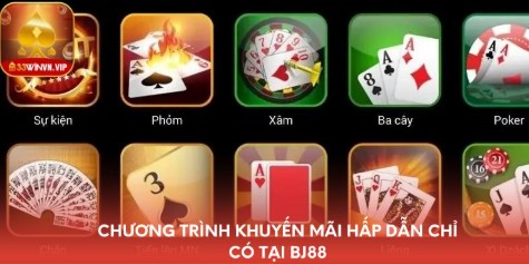 Chương trình khuyến mãi hấp dẫn chỉ có tại BJ88
